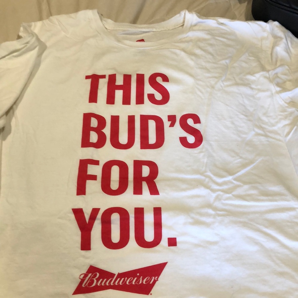 Men’s XL origins Budweiser tee from stagecoach